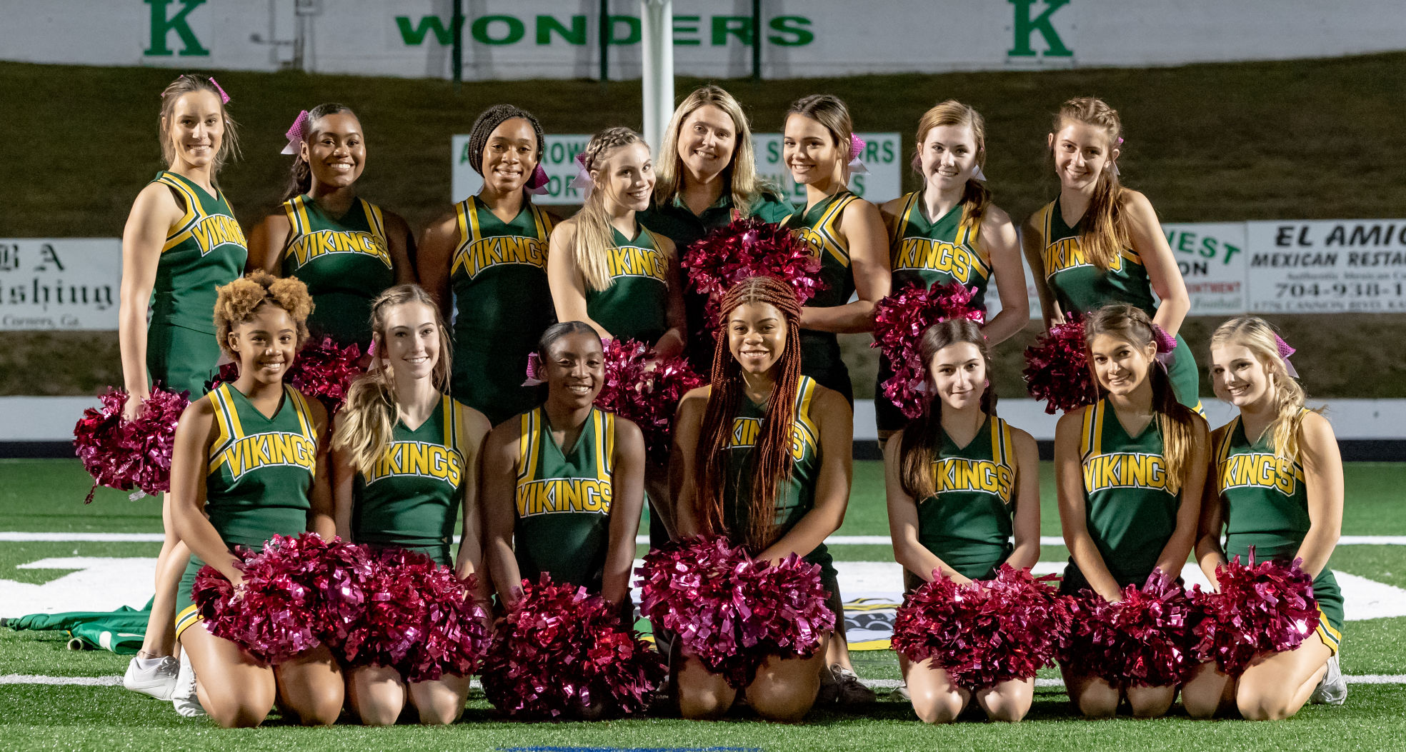 Friday night high school football action